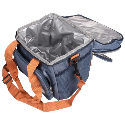 Camping cooler bag navy packaging 1 pc
