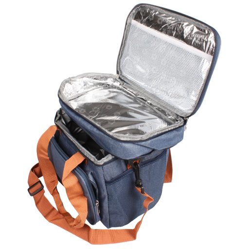 Camping cooler bag navy packaging 1 pc