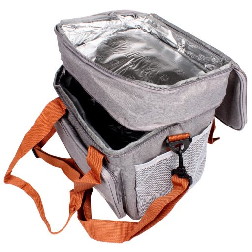 Camping cooler bag grey packaging 1 pc