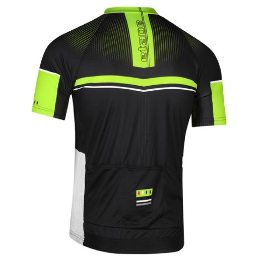 Maestro cycling jersey black-yellow fluo clothing size M