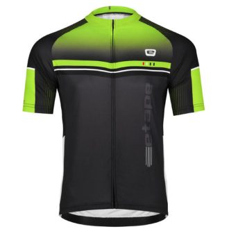 Maestro cycling jersey black-yellow fluo clothing size XXXL