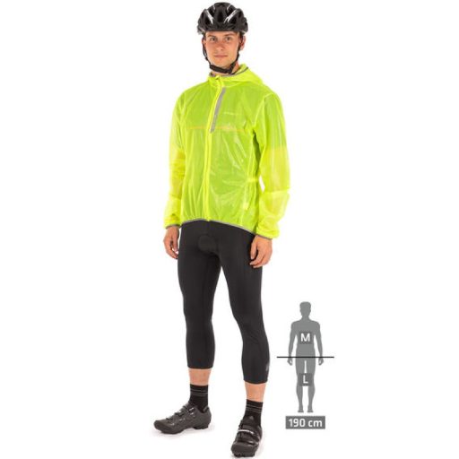 Vento raincoat yellow fluo clothing size L