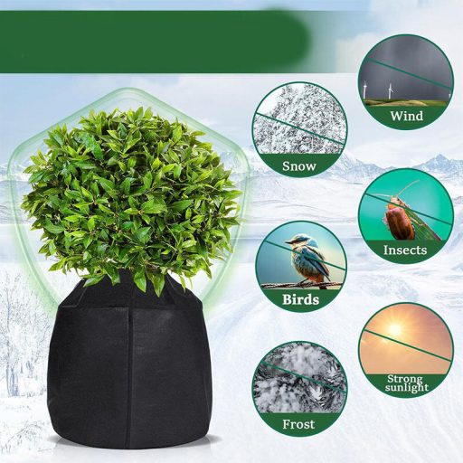WPC 4550 frost-proof plant pot cover black packaging 1 pc