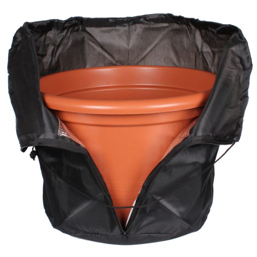 WPC 6570 frost-proof plant pot cover black packaging 1 pc