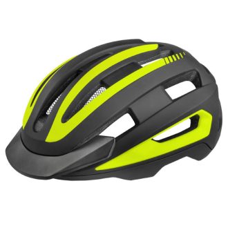 Take-Off bike helmet black-yellow fluo clothing size S-M