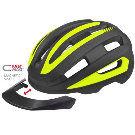 Take-Off bike helmet black-yellow fluo clothing size S-M