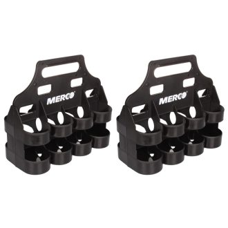   Bottle Carrier 8 set of two carrying racks for bottles black packaging 1 set