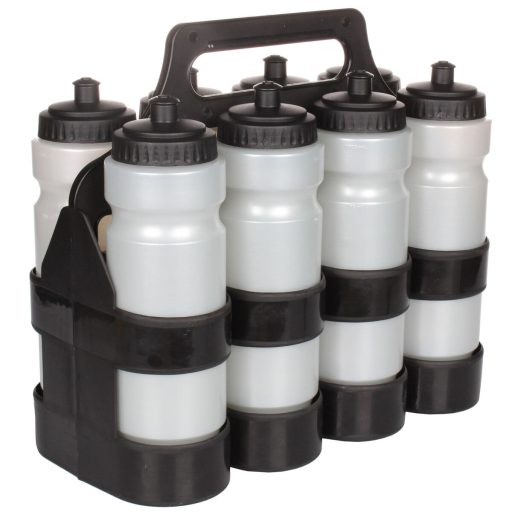 Bottle Carrier 8 set of two carrying racks for bottles black packaging 1 set