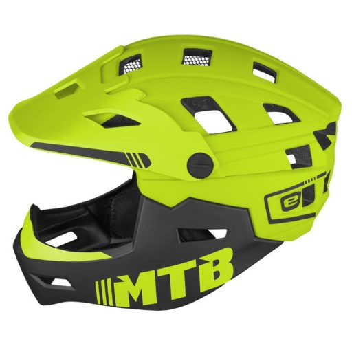 Scudo children's downhill bike helmet lime clothing size XS-S