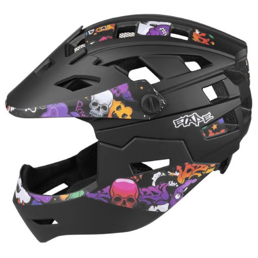 Scudo children's downhill bike helmet black clothing size S-M