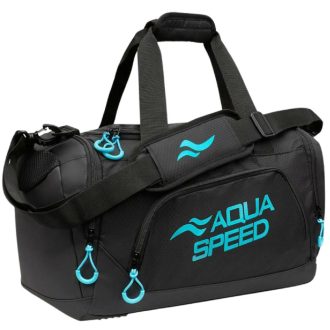 Duffle Bag S sport bag black-turquoise packaging 1 pc