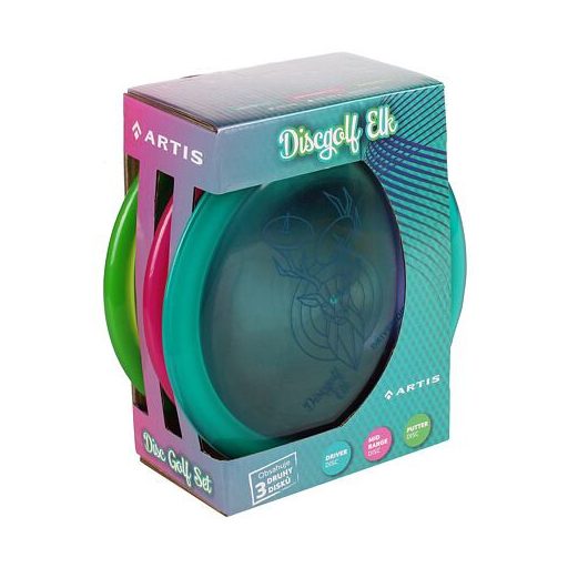 Disc Golf Elk korongkészlet csomagolás 1 szett