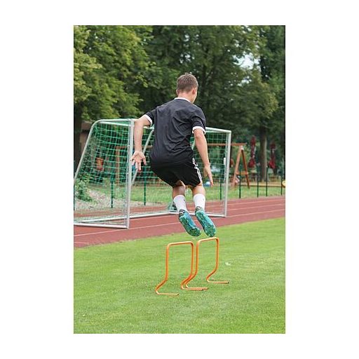 Classic plastic hurdler orange height/width 15 cm