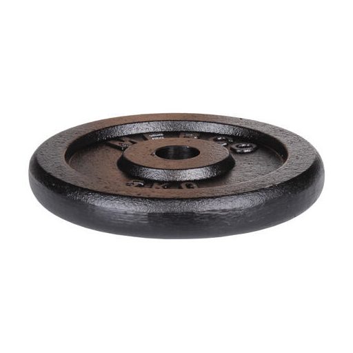Súlyzótárcsa acélból, 31 mm, súly 15 kg