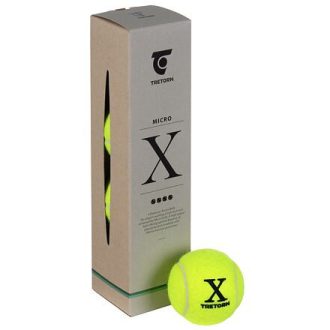 Micro X teniszlabdák csomagolása 4 db