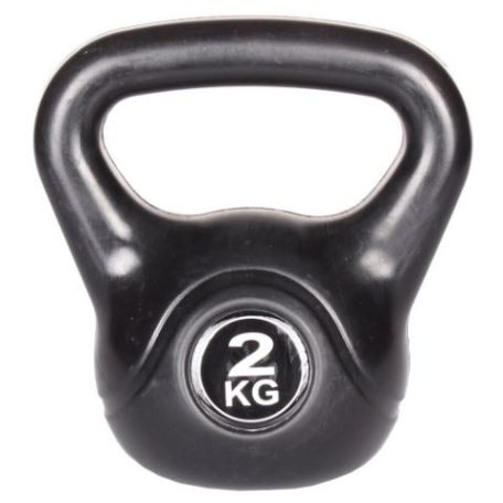 Cross Kettlebell, műanyag, cement töltéssel, 2 kg