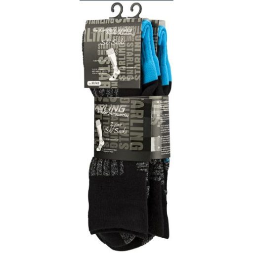 Starling sízokni Duo Pack, fekete-kék