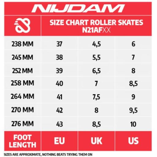 Nijdam Candy Cakes 4 kerekű bőr quad görkorcsolya