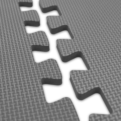 Spokey Scrab puzzle szőnyeg szett, fekete