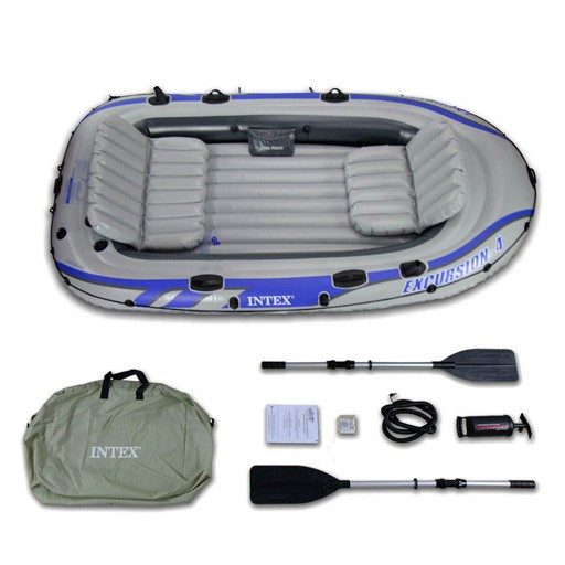 INTEX Excursion 4 felfújható gumicsónak szett