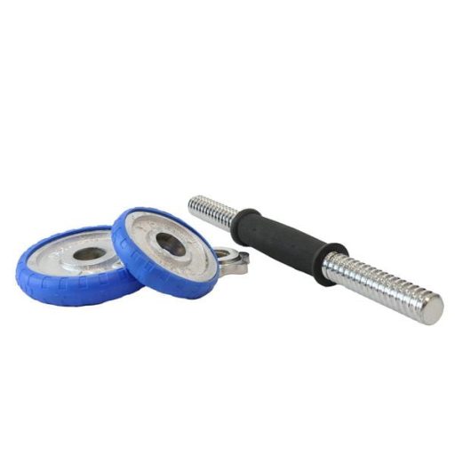 Egykezes súlyzó készlet, 20kg, tárolólódobozzal