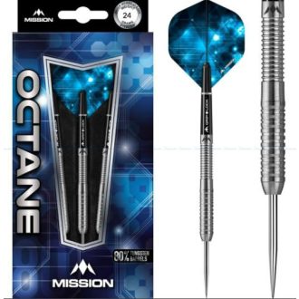 Mission Octane steel darts szett - 24g, 80% Volfrám