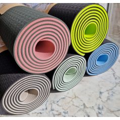 Yoga Mat , jóga matrac, TPE, 6mm, 2 színű, C33