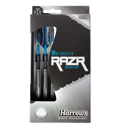 Harrows Razr steel dart szett, 23g, 90 % volfrám
