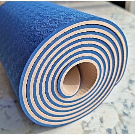 Yoga Mat , jóga matrac, TPE, 6mm, 2 színű, C20