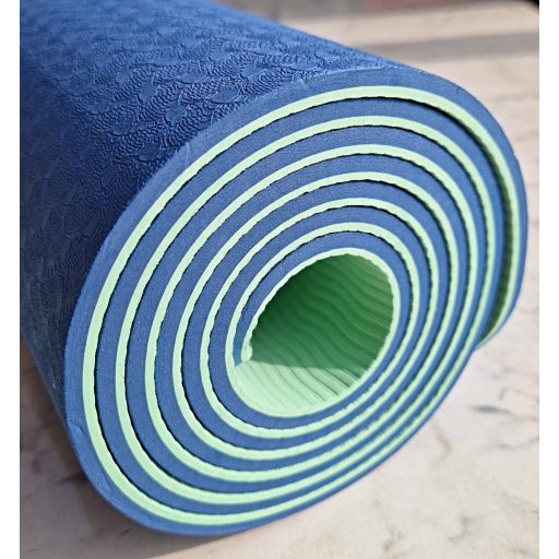 Yoga Mat , jóga matrac, TPE, 6mm, 2 színű, C20
