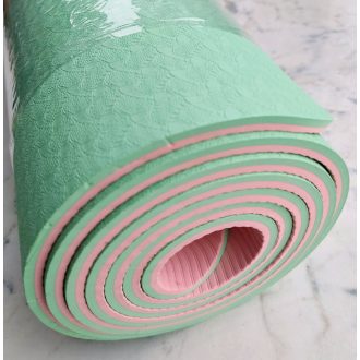 Yoga Mat , jóga matrac, TPE, 6mm, 2 színű, C5