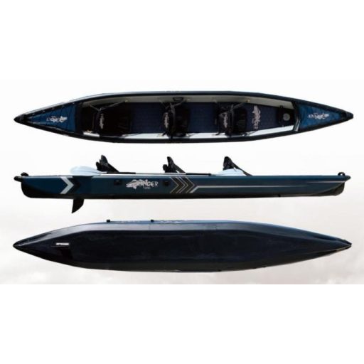 SeaSide Stone River 480, háromszemélyes felfújható kajak, Bemutató hajó