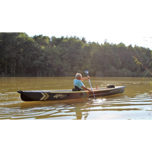 SeaSide Stone River 480, háromszemélyes felfújható kajak, Bemutató hajó