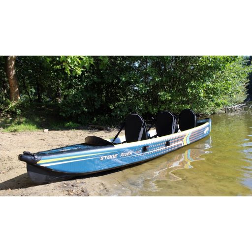 SeaSide Stone River 480, háromszemélyes felfújható kajak, Bemutató hajó
