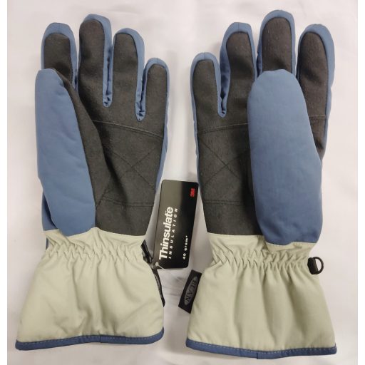 Elan férfi síkesztyű, kék-szürke