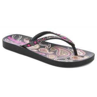   Ipanema Anatomic Lovely VII női papucs, fekete/pink, 81922-22267