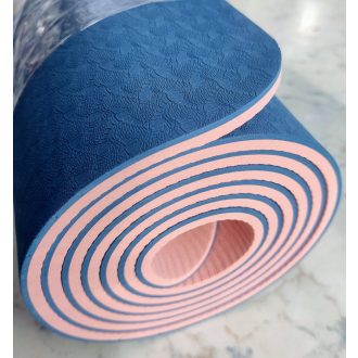 Yoga Mat , jóga matrac, TPE, 6mm, 2 színű, C8