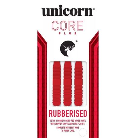 Unicorn Core Plus piros steel darts szett - 23  g