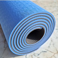 Yoga Mat , jóga matrac, TPE, 6mm, 2 színű, C19