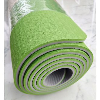Yoga Mat , jóga matrac, TPE, 6mm, 2 színű, C2