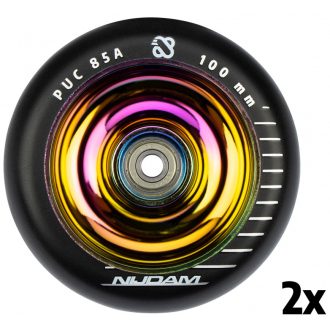 Nijdam Full Neo Chrome stunt roller kerék, 100 mm