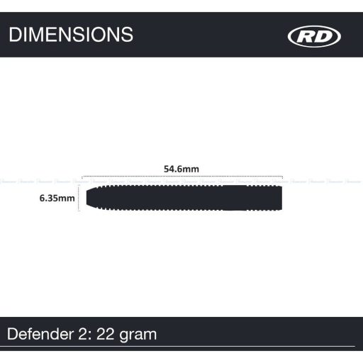 Red Dragon Defender 2 Steel darts szett - 22 g