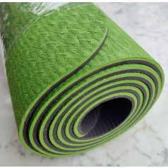 Yoga Mat , jóga matrac, TPE, 6mm, 2 színű, C3