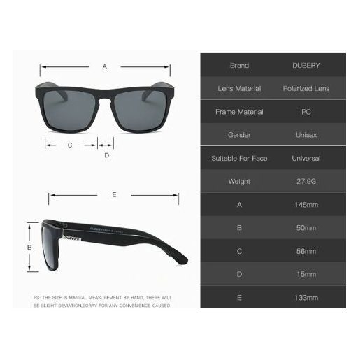 Dubery Synth Blue napszemüveg