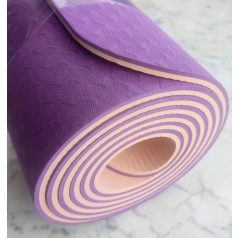 Yoga Mat , jóga matrac, TPE, 6mm, 2 színű, C9