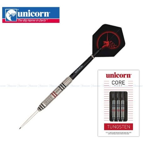 Unicorn Core Plus steel darts szett 80% volfrám - 21  g