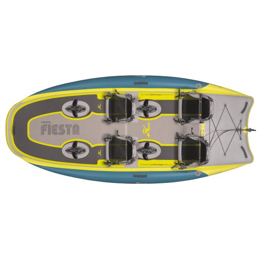 Hobie Mirage iTrek Fiesta, 4 személyes, felfújható kajak pedál hajtással
