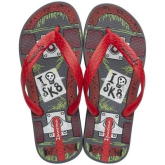 Ipanema Classic Unisex V Kids gyerek papucs szürke/piros