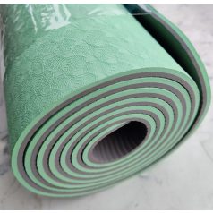 Yoga Mat , jóga matrac, TPE, 6mm, 2 színű, C6