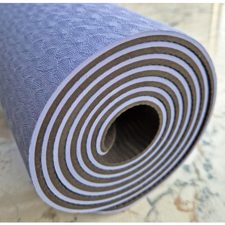 Yoga Mat , jóga matrac, TPE, 6mm, 2 színű, C25